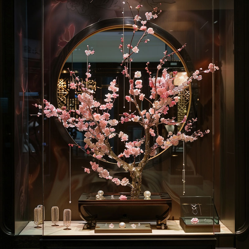 Hvordan kan utformingen av smykkeskjermskap tilfredsstille kundens estetiske psykologi?